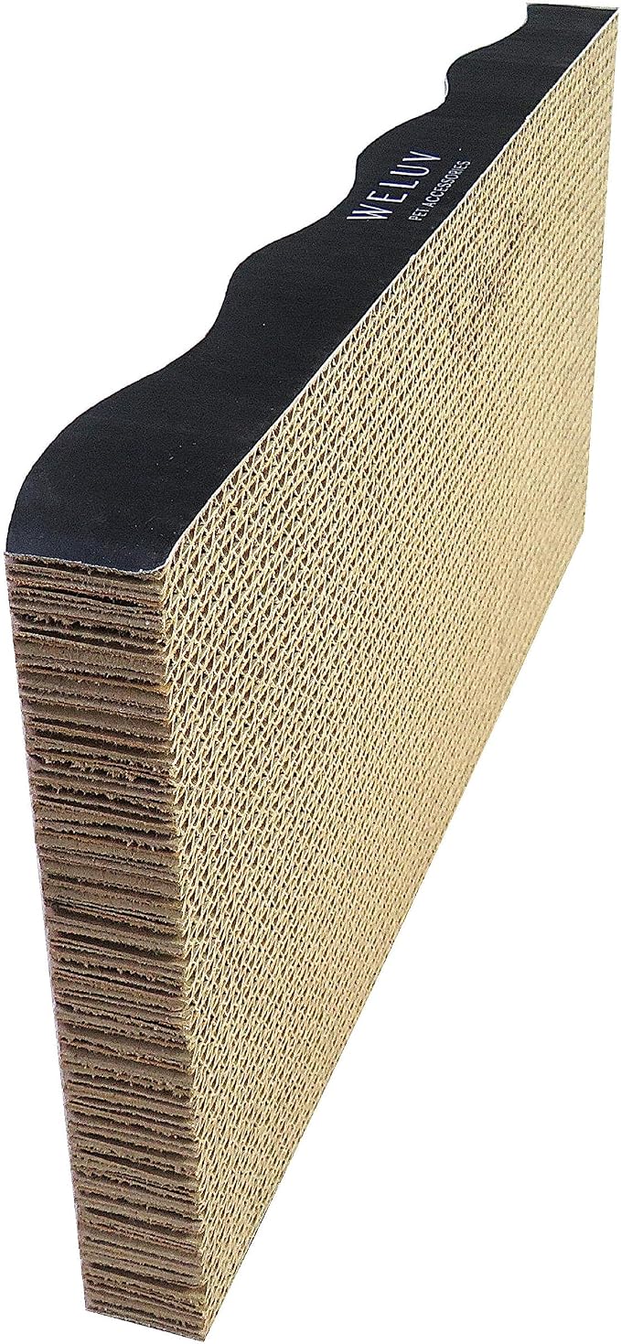 cat Scratcher. Cat Scratching Board with Catnip and Durable Corrugated Scraper. Moderm Reversible Scratching Post for Cats. Protect Your Furniture. Catnip Included. Scratch pad - Image 4