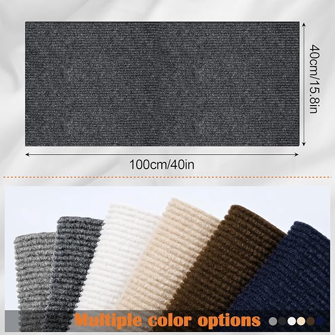 Cat Scratch Furniture Protector - 40" x 15.8" Trimmable Self-Adhesive Cats Claws Scratch Pads, Furniture Protection from Cats/Dogs Scratching for Cat Scratch Post Cat Tree Replacement (Dark Gray) - Image 2