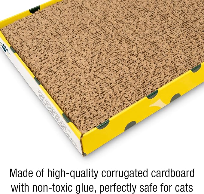 Our Pets Cosmic Cat Scratcher, North-American Grown Catnip Included, Reversible for Twice the Use, 18.13" x 10.13" x 1.25" - Image 4