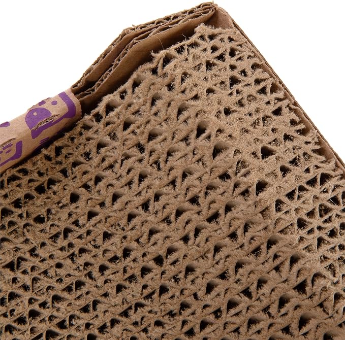 SmartyKat Super Scratcher Chaise Corrugated Cat Scratcher, Catnip Infusion Technology - Brown, One Size - Image 5