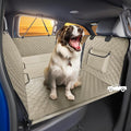 XL Truck Back Seat Extender for Dogs, Dog Car Seat Cover for Back Seat | Hard Bottom Heavy Duty Dog Hammock for Aggressive Chewers, Waterproof Pet Seat Covers for Trucks, F150, Ram1500, Large SUV by SHARLOVY