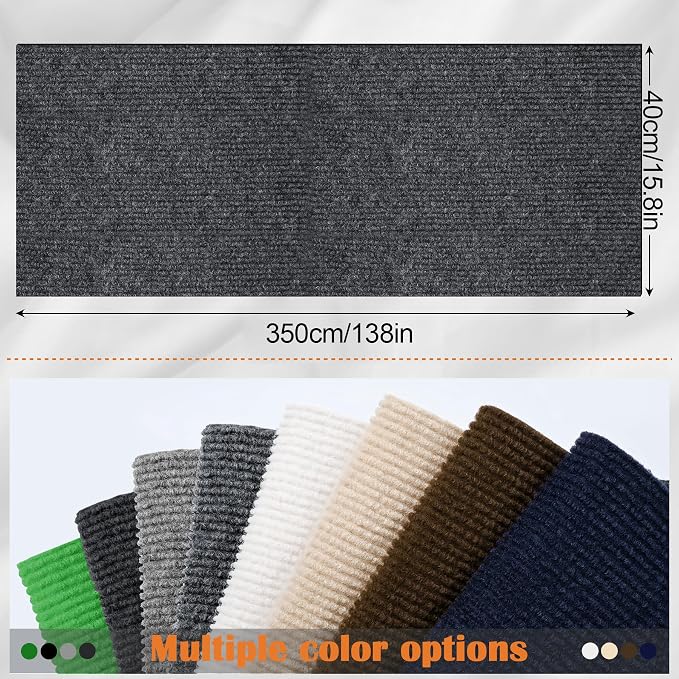 Cat Scratch Furniture Protector - 138" x 15.8" Trimmable Self-Adhesive Cats Claws Scratch Pads, DIY Cat Climbing Couch Protector for Scratch Post Cat Tree Replacement Indoor (Dark Gray) - Image 2