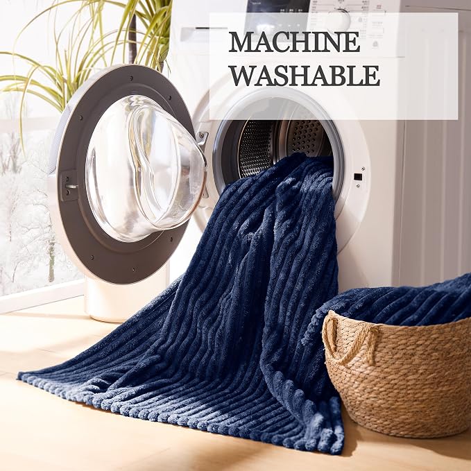Dual Non-Slip Couch Cover for Dogs Waterproof, Fuzzy Soft Pet Couch Covers for Sofa 3 Cushion, Pet Friendly Soft Dog Bed Covers Sofa Cover Washable (Navy Blue, 33" x 75" 1 Pack) - Image 7