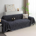 MYSKY HOME Couch Covers for 3 Cushion Couch Sofa, Sectional Couch Cover L Shape Chenille Couch Cushion Covers for Pets, Furniture Protector Cover for Dogs, Kids, 71"X150", Navy by MYSKYHOME