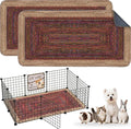 Washable Guinea Pig Pee Pads,Reusable Guinea Pig Cage Liner 2 Pack | Waterproof, Leak-Proof, Absorbent & Non-Slip, 24"x48" Bedding Potty Training Mat for Small Animal Rabbit Bunny Hamster Rat by Verdasun