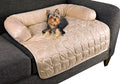 Couch Cover for Dogs – 30x30.5 Pet Furniture Protector with Memory Foam Bolster, Quilted Fabric, Non-Slip Water-Resistant Base by PETMAKER (Beige) by PETMAKER