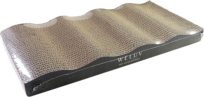 cat Scratcher. Cat Scratching Board with Catnip and Durable Corrugated Scraper. Moderm Reversible Scratching Post for Cats. Protect Your Furniture. Catnip Included. Scratch pad - Image 5