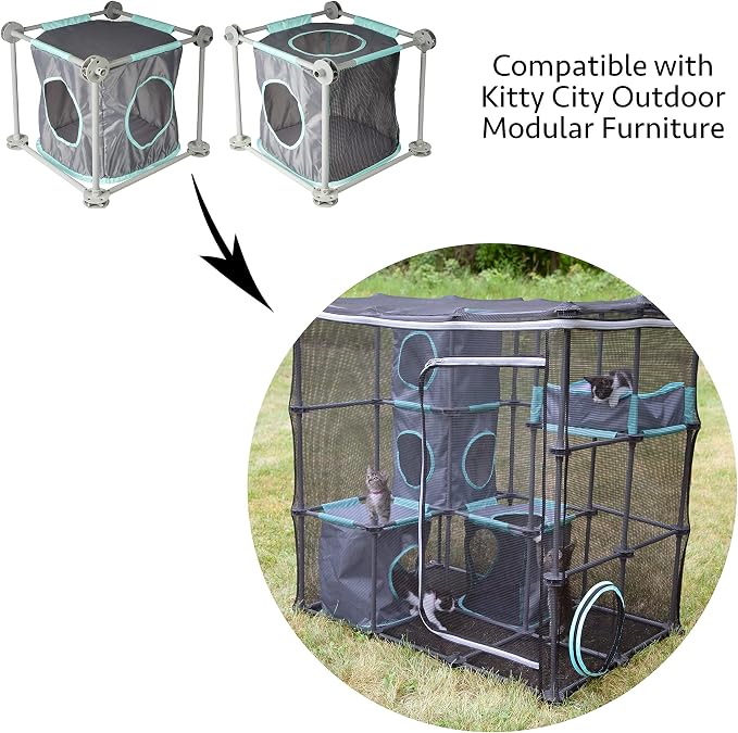 Kitty City Outdoor Catio Furniture and Play Kits for Cats, Cubes Replacement - Image 3