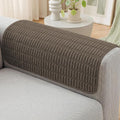 Foxdecor Couch Arm Covers for Sofa Arm Chair Covers Set of 2 | Sofa Arm Covers Cat Scratch Resistant Couch Protectors, Washable Armrest Cover Furniture Arm Covers, Chocolate 24x28 in by Unknown