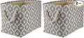 Bone Dry Pet Storage Collection Lattice Paw Print, Medium Rectangle, Gray (Pack of 2) by BoneDry