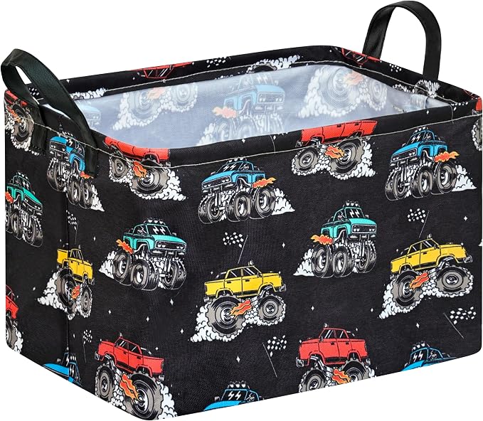 Storage Basket Home Shelf Basket Clothes Laundry Hamper | Rectangle Organizer Box Nursery Bin Gift Laundry Basket with Handles for Home by Unknown