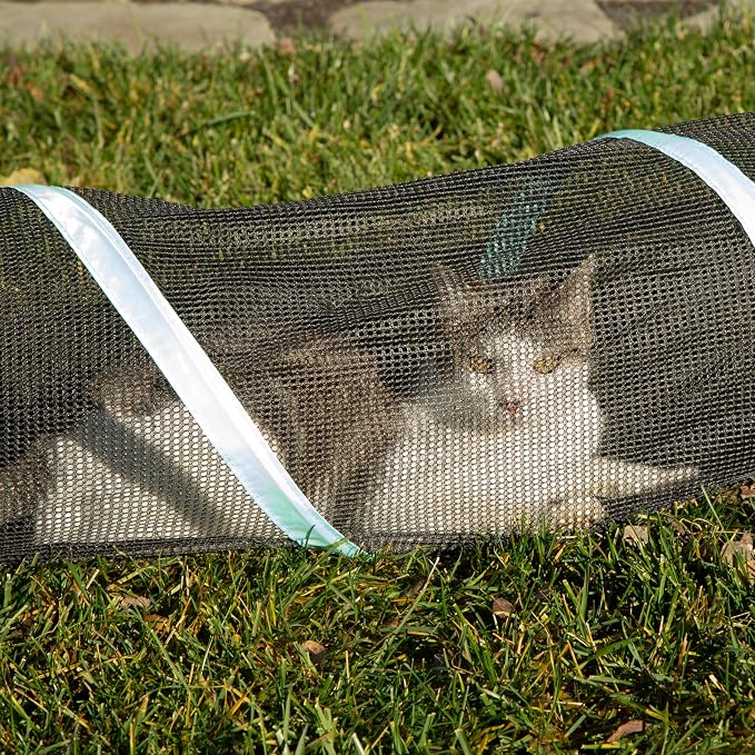 Kitty City Catio Outdoor 10' Cat Tunnel – 10‑Foot Cat‑Sized Play Tunnel, 11” Diameter, Modular Catio Connector for Cats & Small Pets - Image 2