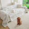 Couch Cover for Dogs Washable Sofa Cover, Sectional Couch Covers, Sofa Covers for 2 Cushion Couch, Non Slip Stripe Sofa Slipcovers Furniture Protector (Eucalyptus Green 71x150) by Unknown