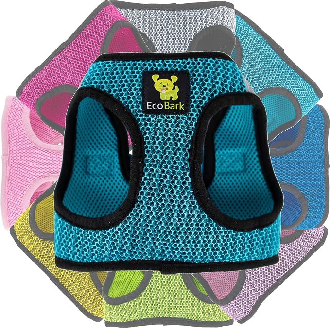 EcoBark Step in Dog Harness, Reflective Ultra Padded Mesh No Pull Vest | Eco Friendly Comfort Secure Halter, Escape Proof Adjustable Dog Harnesses for XXS, XS, Small, & Medium Dogs, Soft Pet - Image 8