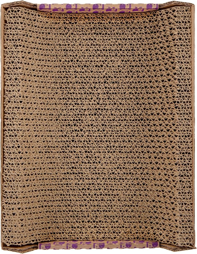 SmartyKat Super Scratcher Chaise Corrugated Cat Scratcher, Catnip Infusion Technology - Brown, One Size - Image 7