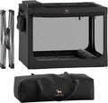 Noah & Paw Collapsible Dog Crate 30 Inches, Large Dog Crate for Large Medium Breeds, Travel Kennel for Car, Including Pet Mat for Pet Cage, 2 Storage Pockets, Handbag, 10mm Locking Zipper 30*21*21 by NoahPaw
