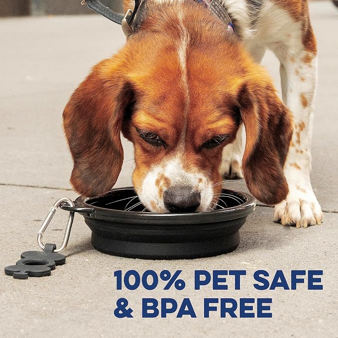 Bonza by Leash Boss Collapsible Dog Slow Feeder Bowl, Portable Silicone Travel Bowl for Food & Water, Slow Eating for Large, Medium, & Small Sized Breeds, Anti-Choking, BPA-Free, Dishwasher Safe - Image 8